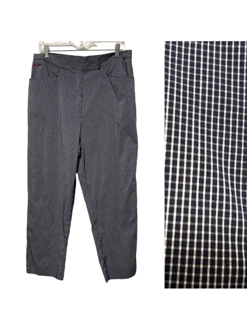 LAUREN RALPH LAUREN Check Plaid Lightweight Ankle Pants 14
